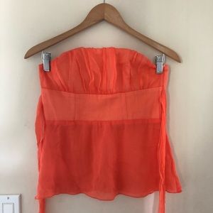 Orange summer top